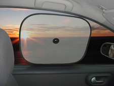 Car Window Sunshades fitted